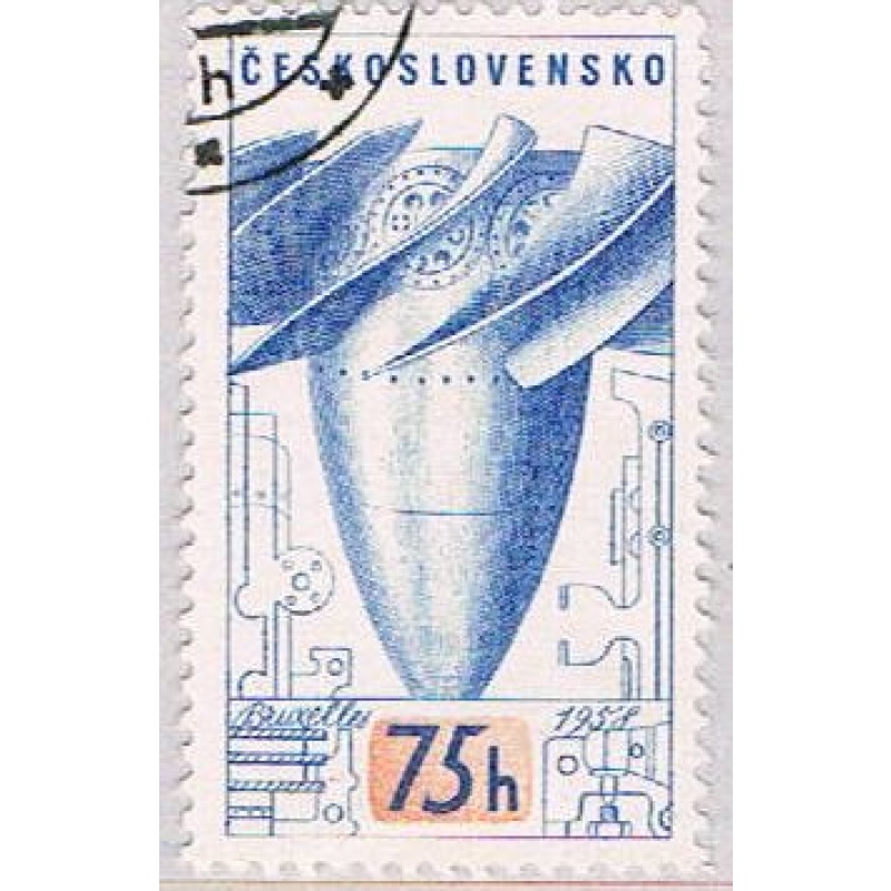 Czechoslovakia 852 Used Turbine 1 1958 (BP47302)