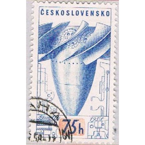 Czechoslovakia 852 Used Turbine 2 1958 (BP49015)
