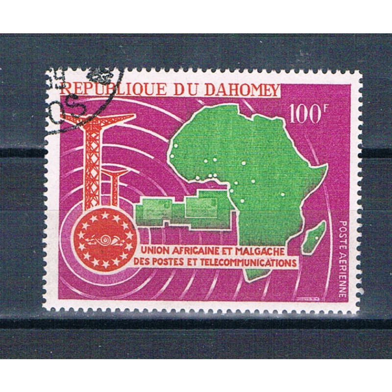 Dahomey C61 Used Map 1967 (D0210)+