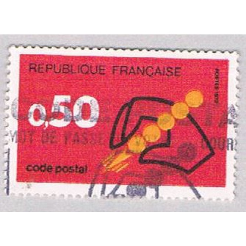 France 1346 Used Hand 1 1972 (BP56807)