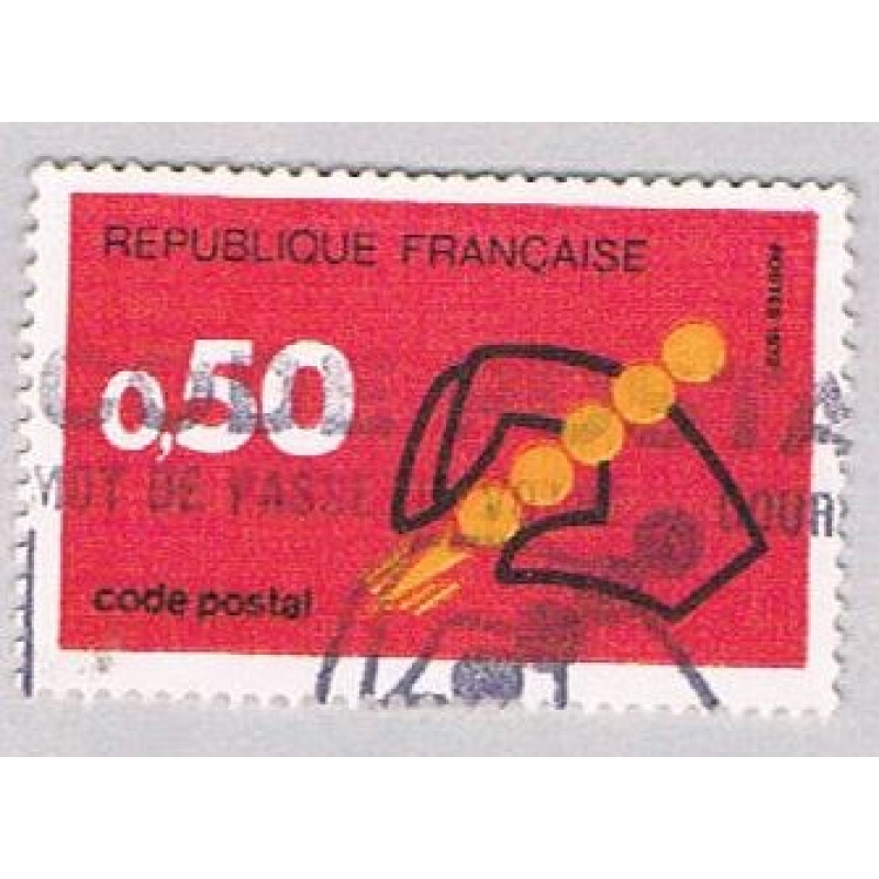 France 1346 Used Hand 1 1972 (BP56807)