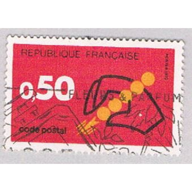 France 1346 Used Hand 1972 (BP56806)