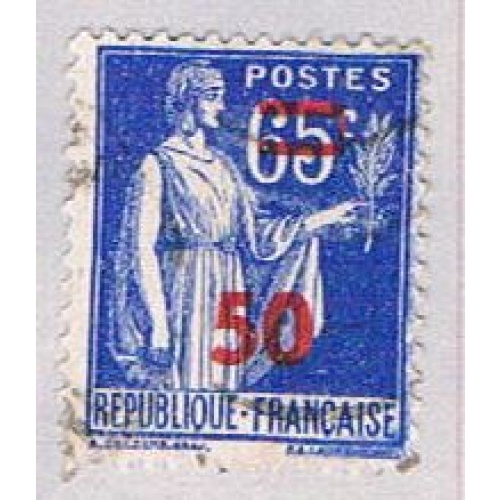 France 402 Used Peace Olive Branch 1940 (BP45342)