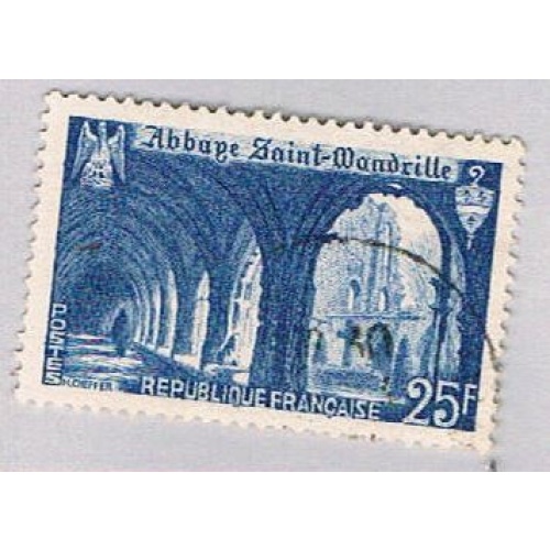 France 623 Used Abbey 1 1949 (BP56616)