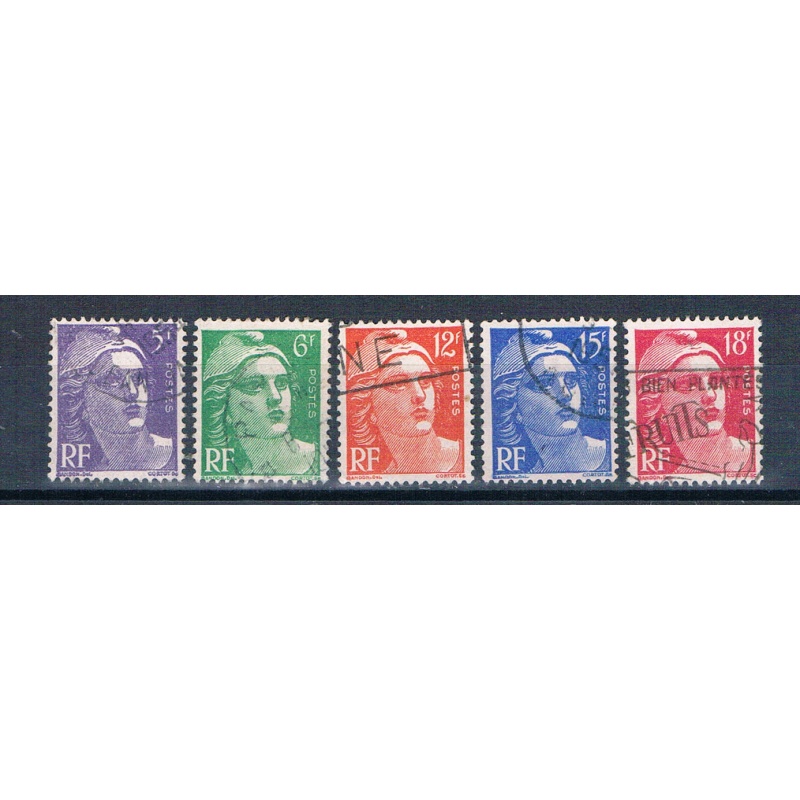 France 650-54 Used set Marianne 1951 CV 2.75 (F0159)