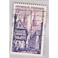 France 722 Used Street Corner 1 1954 (BP56415)