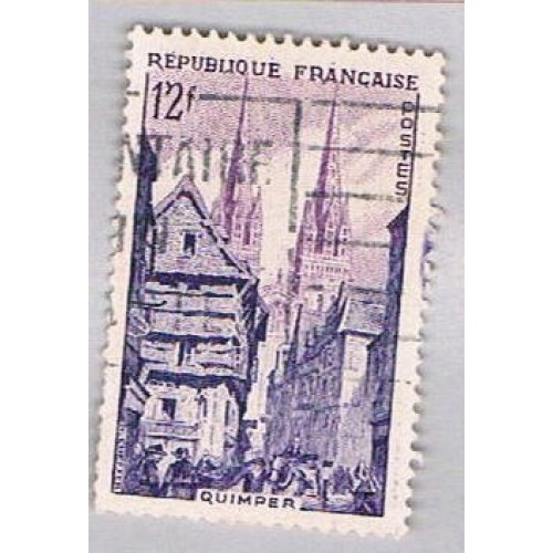France 722 Used Street Corner 1 1954 (BP56415)
