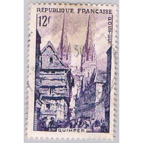 France 722 Used Street Corner 1954 (BP55119)