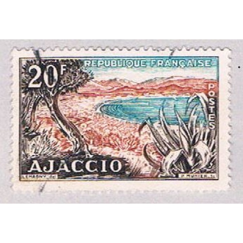 France 724 Used Beach 1954 (BP43421)