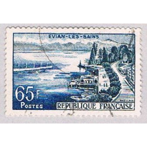 France 856 Used Evian-Baines 1957 (BP43506)