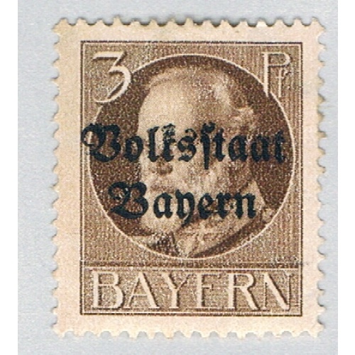 Germany Bavaria 136 Unused Regular Issue 2 1919 (G0629)+
