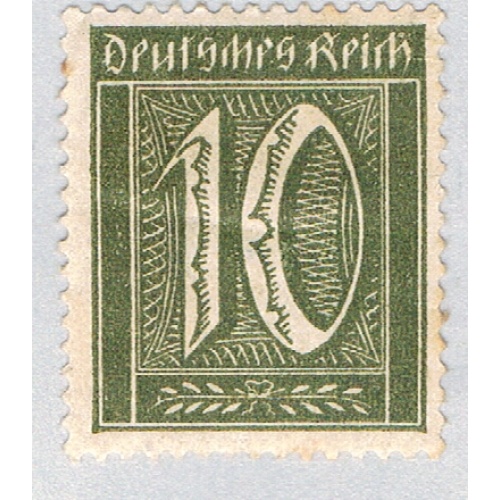 Germany 138 Unused Numeral 10 2 0.25 (G0631)+