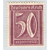 Germany 167 Unused Numeral 50 2 1921 (G0636)+