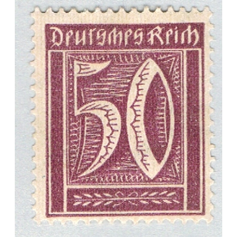 Germany 167 Unused Numeral 50 2 1921 (G0636)+