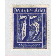 Germany 170 Unused Numeral 75 2 1921 (G0638)+