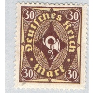 Germany 183 Unused Post Horn 2 1921 (G0644)+