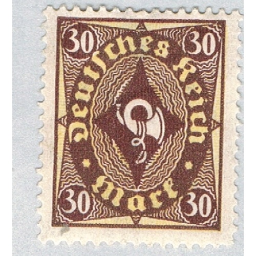 Germany 183 Unused Post Horn 2 1921 (G0644)+