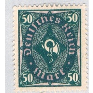 Germany 184 Unused Post Horn 2 1921 (G0645)+