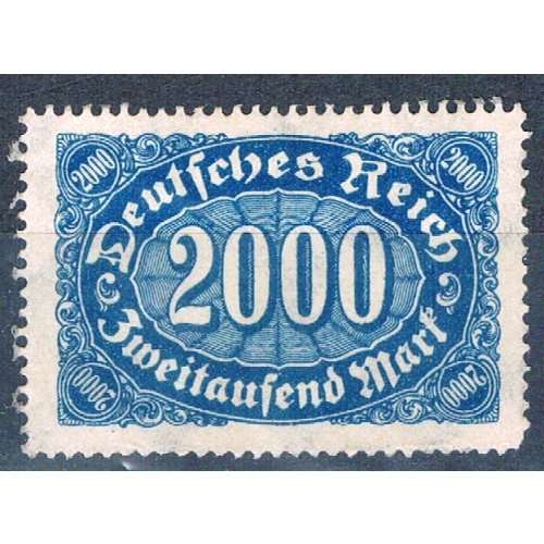 Germany 205 Unused Numeral 2000 1922 (G0662)+