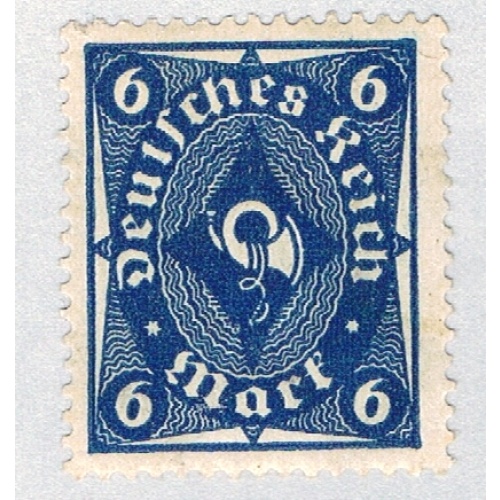 Germany 189 Unused Post Horn 2 1922 (G0667)+