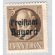 Germany Bavaria 193 Unused Overprint 2 1919 (G0668)+