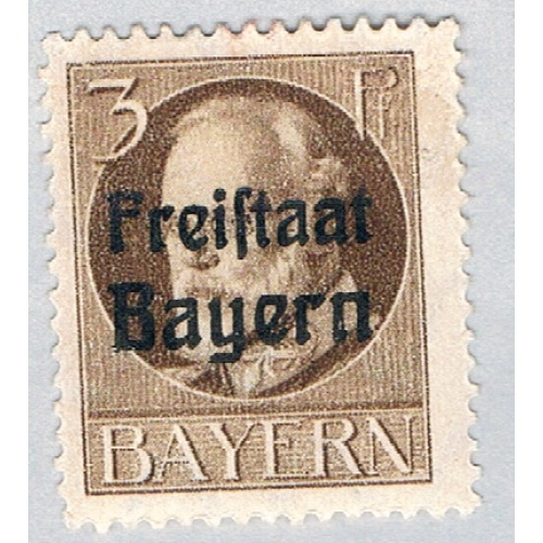Germany Bavaria 193 Unused Overprint 2 1919 (G0668)+