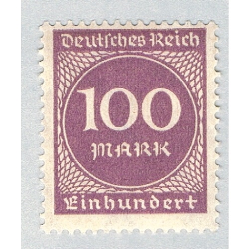 Germany 229 Unused 100 Mark 2 1922 (G0673)+
