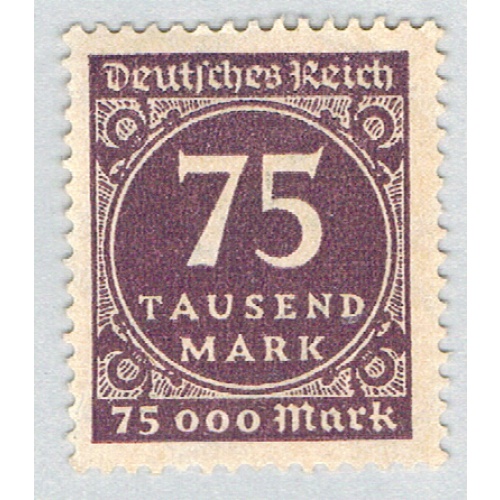 Germany 240 Unused 75th Mark 2 1923 (G0677)+