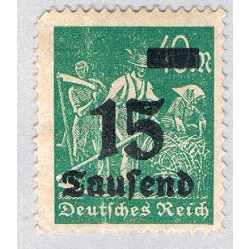 Germany 243 Unused 15 over 40 2 1923 (G0679)+