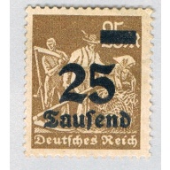 Germany 247 Unused 25th over 25 2 1923 (G0682)+