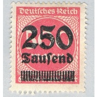 Germany 260 Unused 250th over 500 2 1923 (G0688)