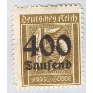 Germany 273 Unused 400th on 15pf 2 1923 (G0694)+