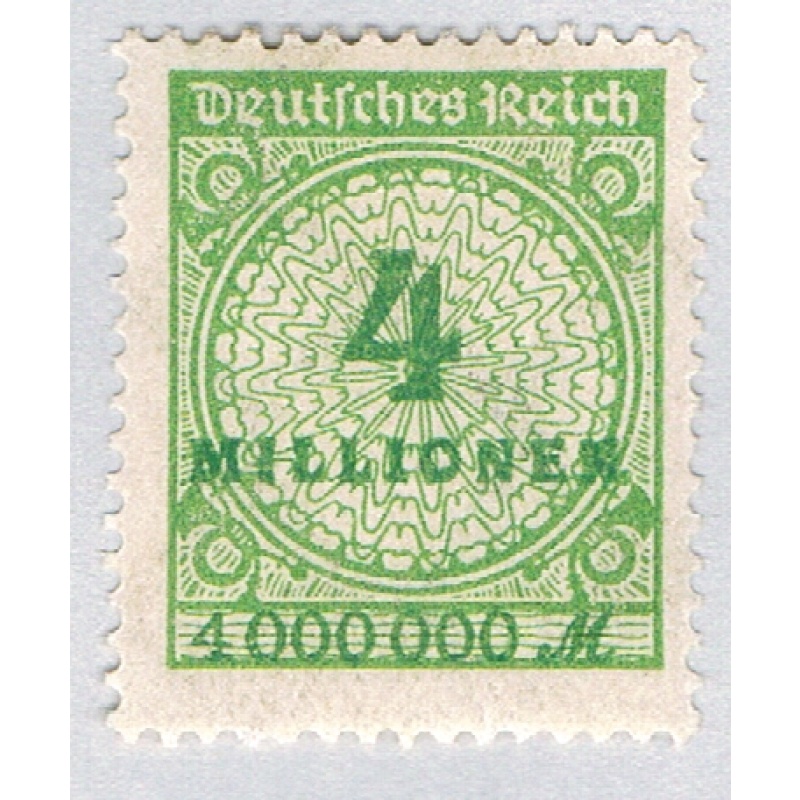 Germany 284 Unused 4 Million on 1 Million 2 1923 (G0701)+