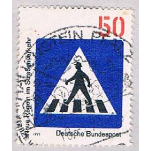 Germany 1058 Used School Crossing 1 1971 (BP53222)