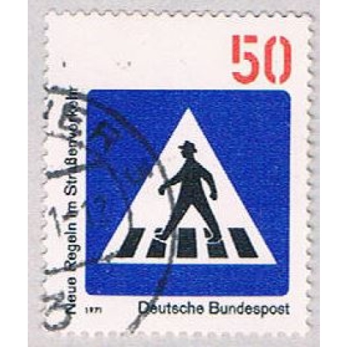 Germany 1058 Used School Crossing 1971 (BP53206)