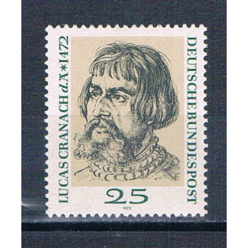 Germany 1091 Unused Lucas Cranach 1972 (HV0325)+