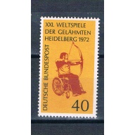 Germany 1092 Unused Archer in wheelchair 1972 (HV0323)+