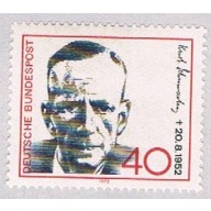 Germany 1093 Unused Kurt Schumacher 1972 CV 1.25 (BP49716)