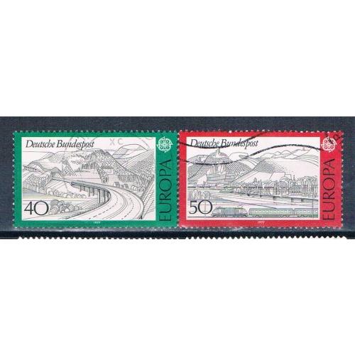 Germany 1248-49 Used set Europa 1977 (G0539)