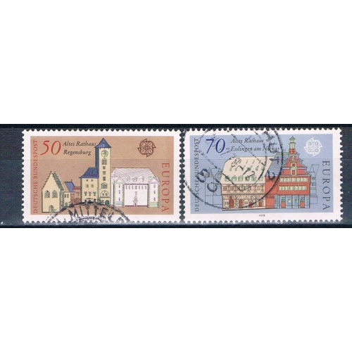 Germany 1271-72 Used Europa 1978 (G0543)