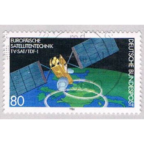 Germany 1467 Used Satellite 1986 (BP49811)