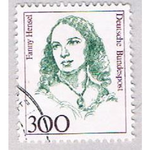 Germany 1493a Used Fanny Hansel 1 1986 CV 1.20 (BP50837)