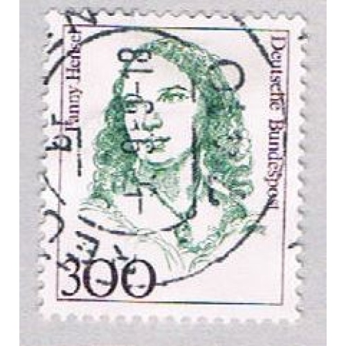 Germany 1493a Used Fanny Hansel 1986 CV 1.20 (BP50839)