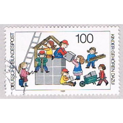 Germany 1587 Used Child welfare 1989 (BP46926)