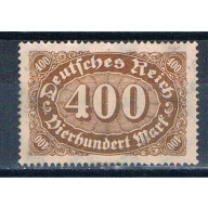 Germany 159 MLH Numeral 400 1922 (G0555)