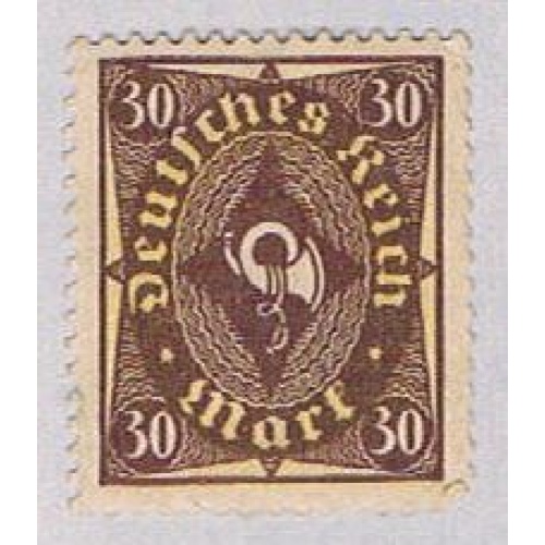 Germany 183 MLH Post Horn 1921 (G0563)+