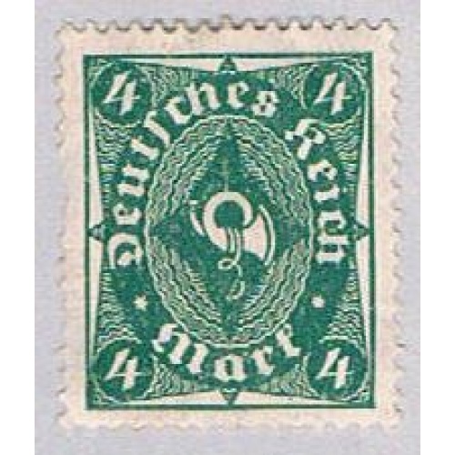 Germany 187 MLH Post Horn 1922 (G0567)+