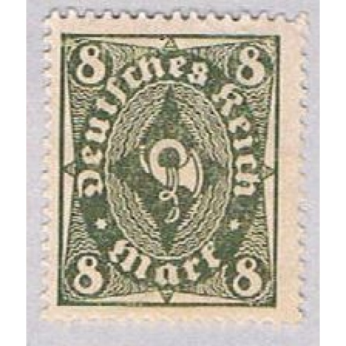 Germany 190 MLH Post Horn 1922 (G0570)+