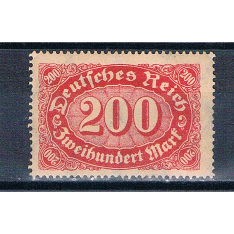 Germany 200 MLH Numeral 200 1922 (G0551)+