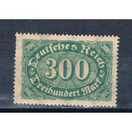 Germany 201 MLH Numeral 300 1922 (G0549)+